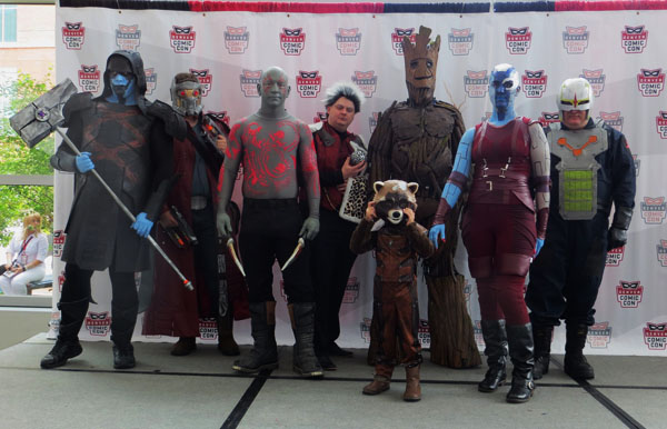 Guardians Characters at Denver Comic Con